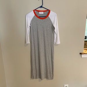 Sonnet James baseball tee dress